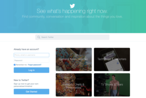 Twitter Frontpage 2015
